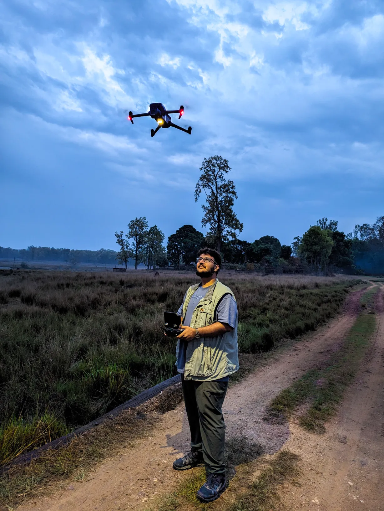 Crepuscular drone-ing